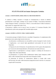 STATUTO di JECatt-Junior Enterprise Cattolica