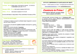Comincio la Prima - istituto comprensivo di castelnovo ne` monti