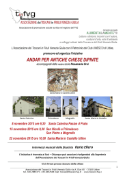 Andar per antiche chiese dipinte - Associazione Toscani in Friuli