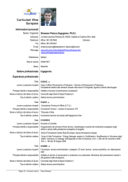 Ing. Simeone Panico - Università degli Studi di Napoli Federico II