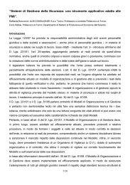 “Sistemi di Gestione della Sicurezza: uno strumento