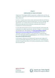 Compilazione questionario AgID fatturazione