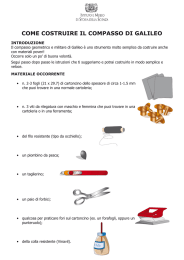 COME COSTRUIRE IL COMPASSO DI GALILEO