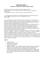 Yoga giocando….. - Comune di Casalecchio di Reno