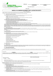 Modulo Consenso Privacy