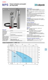 Pompe multistadio sommergibili per acqua pulita