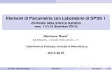 Elementi di Psicometria con Laboratorio di SPSS 1