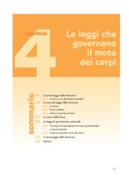 Capitolo sulle leggi della dinamica