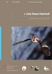 Lista Rossa Pipistrelli