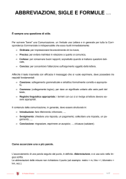 Abbreviazioni Sigle Formule