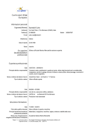 Curriculum Vitae - ITIS Magistri Cumacini