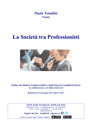 La Società tra Professionisti