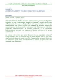 so che l`aspettativa è concessa al dipendente con rapporto di lavoro