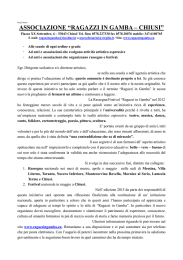 associazione “ragazzi in gamba – chiusi”