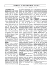 condizione di partecipazione ai viaggi