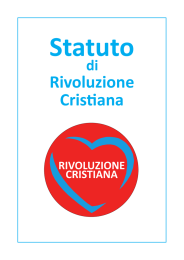 statuto rivoluzione cristiana