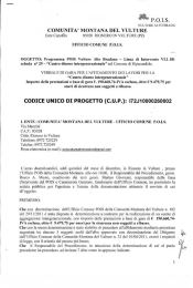 Verbale di Gara Lavori Centro Diurno Comune di Ripacandida