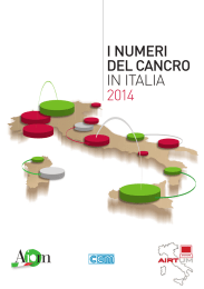 I numeri del cancro in Italia 2014