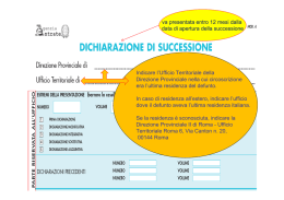 Istruzioni al modello di dichiarazione - pdf