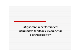 Migliorare la performance