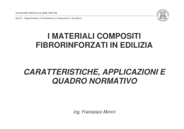 FRP_ caratteristiche applicazioni quadro normativo