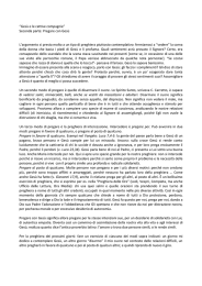 “Gesù e le cattive compagnie” Seconda parte: Pregare con Gesù L