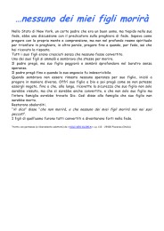 …nessuno dei miei figli morirà