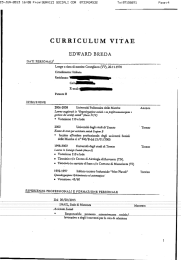 Curriculum vitae Edward Breda