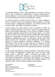 Il sostanziale fallimento di tutti i regimi dietologici pi&ugrave; conosciuti &egrave;