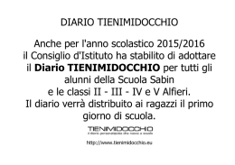 Diario Tienimi d`occhio a.s. 2015/2016