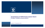 Presentazione relativa all`operazione di acquisizione di FATA