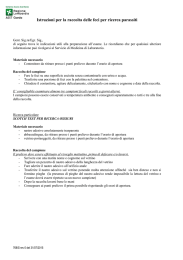 Istruzioni per la raccolta delle feci per ricerca parassiti