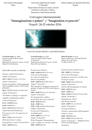 “Immaginazione e potere” / “Imagination et pouvoir”