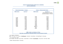 EMBL Shuttle Rossi Bus * EMBL Shuttle Rossi Bus ** Monterotondo