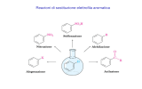 Reazioni di sostituzione elettrofila aromatica