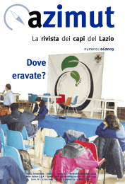 Dove eravate? - AGESCI lazio