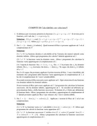 Compito5 calcolabilita` con soluzione