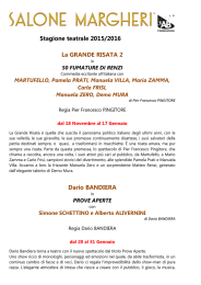 Stagione teatrale 2015/2016 La GRANDE RISATA 2 Dario BANDIERA