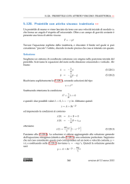 5.128. Proiettile con attrito viscoso: traiettoria ⋆⋆