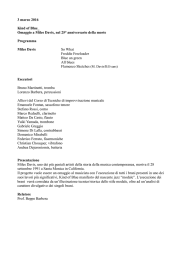 3 marzo 2016 Kind of Blue_ Omaggio a Miles Davis, nel 25