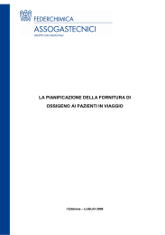 Linea Guida - La Pianificazione Della Fornitura Di Ossigen