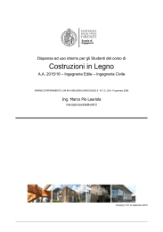 Dispense del corso di Costruzioni in Legno