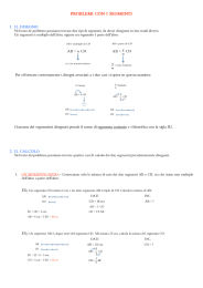 spiegazione della risoluzione dei problemi con segmenti