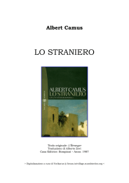 lo straniero - circolo lux