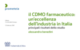 il CDMO farmaceutico: un`eccellenza dell`industria in Italia