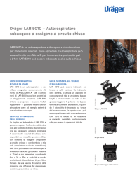 Dräger LAR 5010 – Autorespiratore subacqueo a ossigeno a