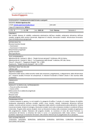 INSEGNAMENTO: Fondamenti di strade ferrovie e aeroporti