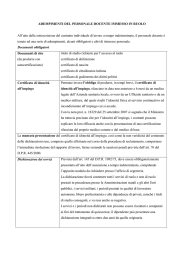 Il personale docente neo assunto nelle scuole di ogni ordine