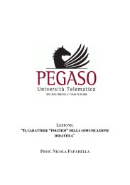 “il carattere “politico” della comunicazione didattica