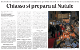 Chiasso si prepara al Natale - Società dei commercianti del